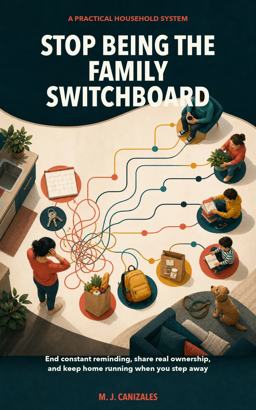 Book cover for Stop Being the Family Switchboard